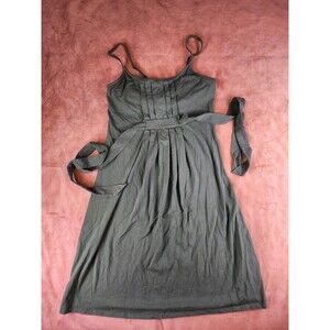 Victoria's Secret Green Belted spaghetti strap cami A-Line Dress Small